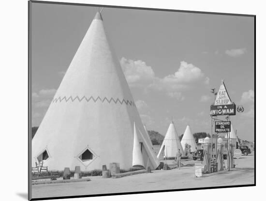 East and Sleep in a Wigwam-Marion Post Wolcott-Mounted Photo