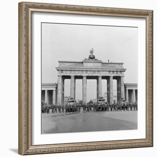 East and West Berlin Border 1961-Terry Fincher-Framed Photographic Print