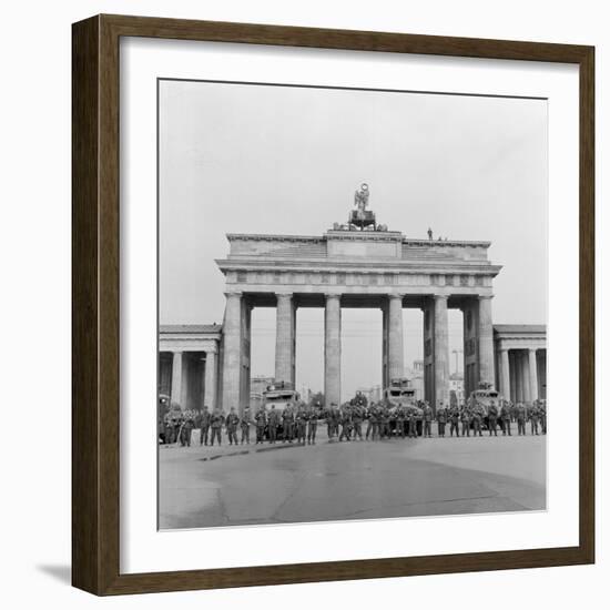 East and West Berlin Border 1961-Terry Fincher-Framed Photographic Print