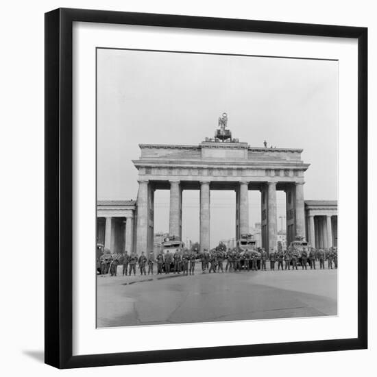 East and West Berlin Border 1961-Terry Fincher-Framed Photographic Print