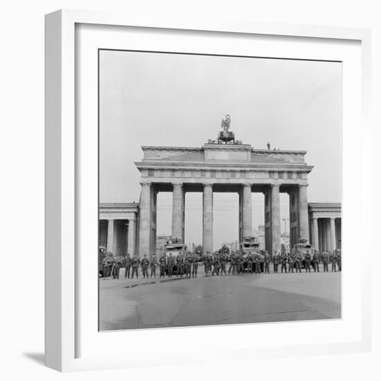 East and West Berlin Border 1961-Terry Fincher-Framed Photographic Print