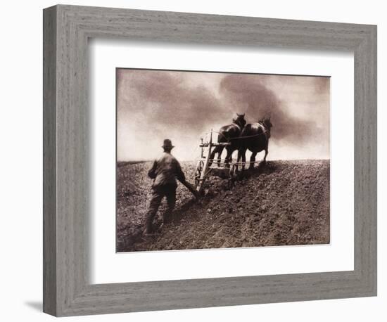 East Anglian Life: A Stiff Pull-Emerson Peter Henry-Framed Giclee Print