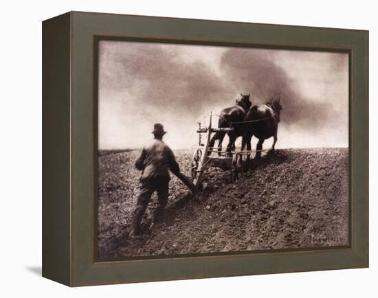 East Anglian Life: A Stiff Pull-Emerson Peter Henry-Framed Premier Image Canvas