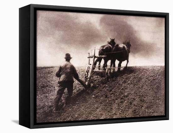 East Anglian Life: A Stiff Pull-Emerson Peter Henry-Framed Premier Image Canvas