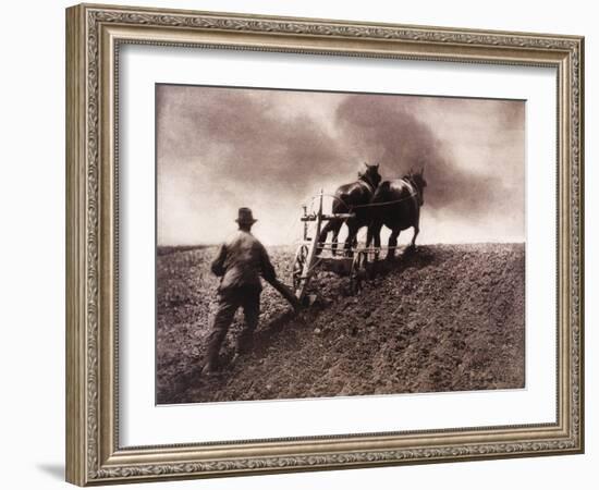 East Anglian Life: A Stiff Pull-Emerson Peter Henry-Framed Giclee Print