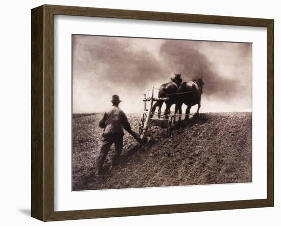 East Anglian Life: A Stiff Pull-Emerson Peter Henry-Framed Giclee Print