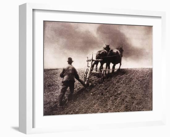 East Anglian Life: A Stiff Pull-Emerson Peter Henry-Framed Giclee Print