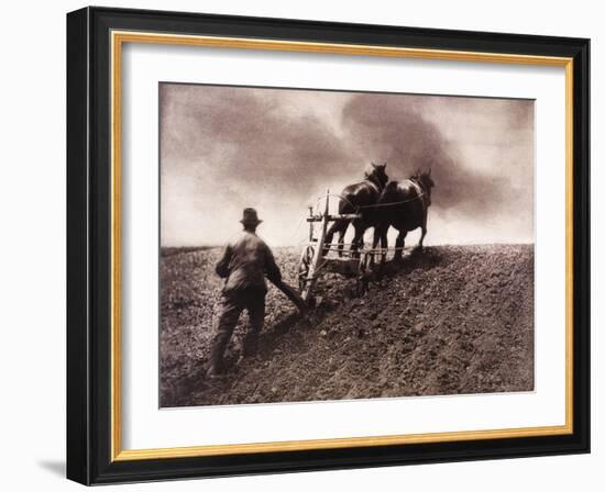 East Anglian Life: A Stiff Pull-Emerson Peter Henry-Framed Giclee Print