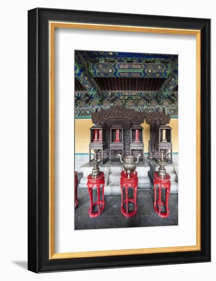 East Annex Hall in the Temple of Heaven, Beijing, China-Michael DeFreitas-Framed Photographic Print