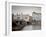 East Bank of Vltava River with Dancing House and Jiraskuv Bridge, Prague, Czech Republic-Nick Servian-Framed Photographic Print