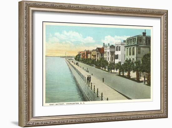 East Battery, Charleston, South Carolina-null-Framed Art Print