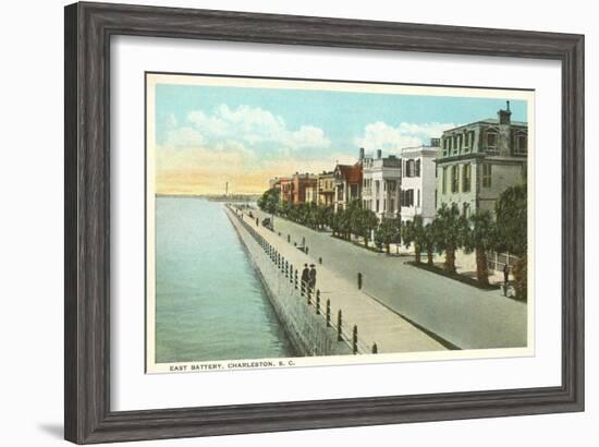 East Battery, Charleston, South Carolina-null-Framed Art Print