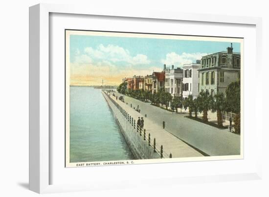East Battery, Charleston, South Carolina-null-Framed Art Print