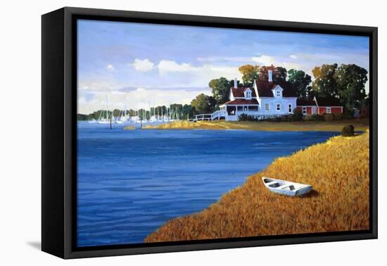 East Bay Marina-Max Hayslette-Framed Premier Image Canvas