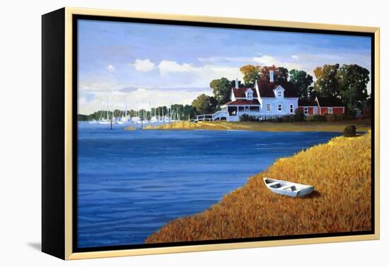 East Bay Marina-Max Hayslette-Framed Premier Image Canvas