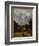 East Bergholt Church from Church Street (Oil on Paper on Panel)-John Constable-Framed Giclee Print