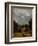 East Bergholt Church from Church Street (Oil on Paper on Panel)-John Constable-Framed Giclee Print