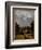 East Bergholt Church from Church Street (Oil on Paper on Panel)-John Constable-Framed Giclee Print