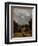 East Bergholt Church from Church Street (Oil on Paper on Panel)-John Constable-Framed Giclee Print