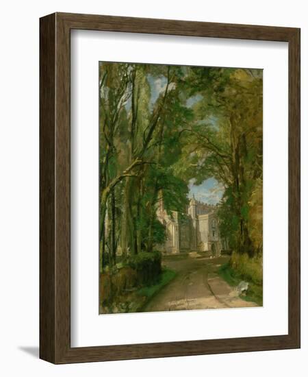 East Bergholt Church-John Constable-Framed Giclee Print