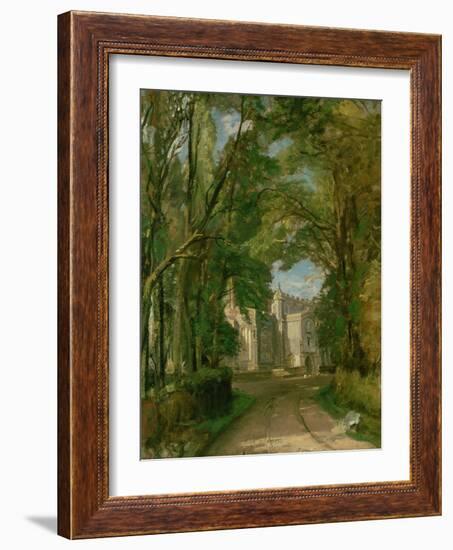 East Bergholt Church-John Constable-Framed Giclee Print