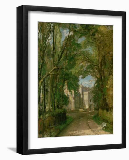 East Bergholt Church-John Constable-Framed Giclee Print