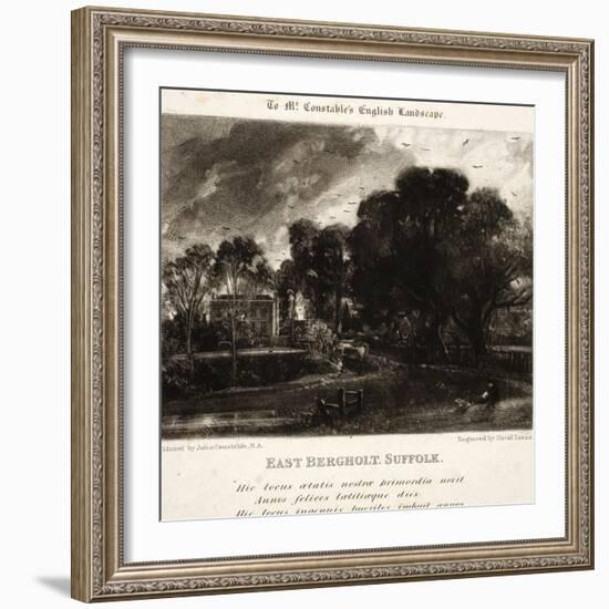 East Bergholt-John Constable-Framed Giclee Print