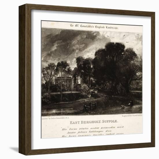 East Bergholt-John Constable-Framed Giclee Print