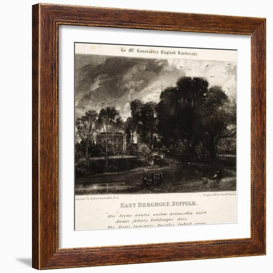 East Bergholt-John Constable-Framed Giclee Print