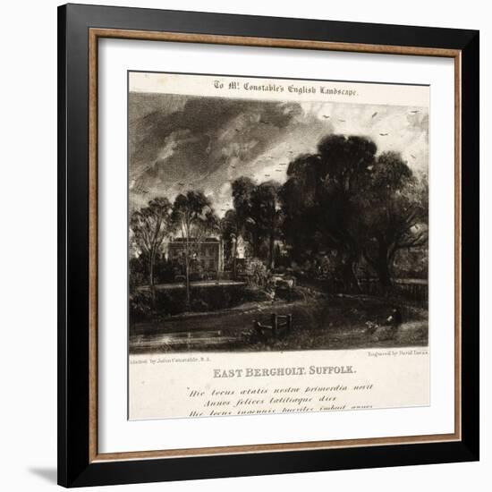 East Bergholt-John Constable-Framed Giclee Print