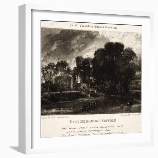 East Bergholt-John Constable-Framed Giclee Print