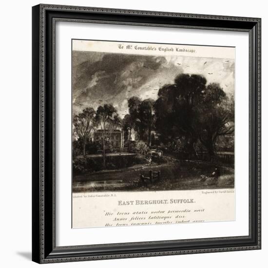 East Bergholt-John Constable-Framed Giclee Print