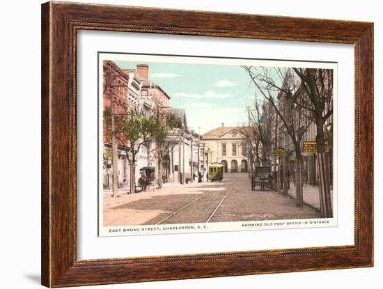 East Broad Street, Charleston, South Carolina-null-Framed Art Print