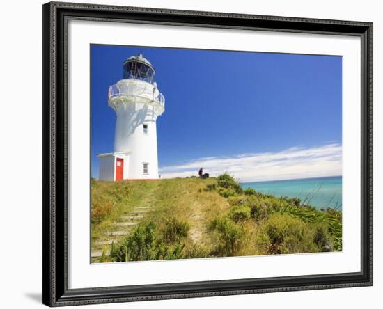 East Cape Lighthouse, Eastland, New Zealand-David Wall-Framed Photographic Print