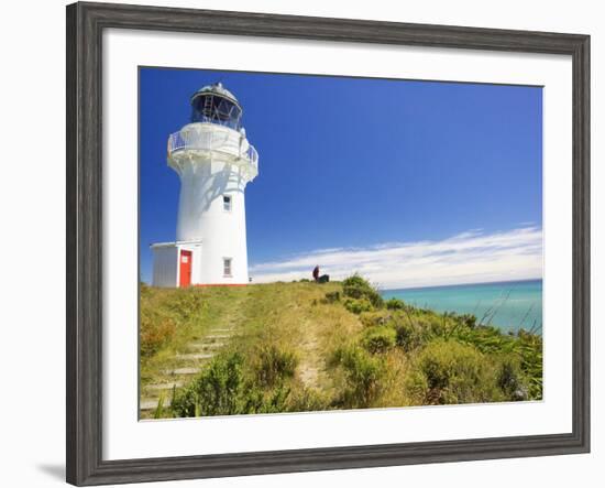 East Cape Lighthouse, Eastland, New Zealand-David Wall-Framed Photographic Print