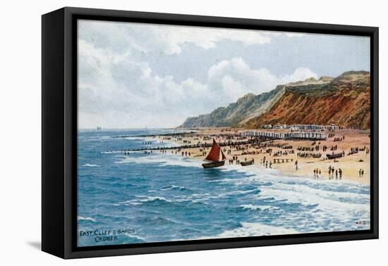 East Cliff and Sands, Cromer-Alfred Robert Quinton-Framed Premier Image Canvas