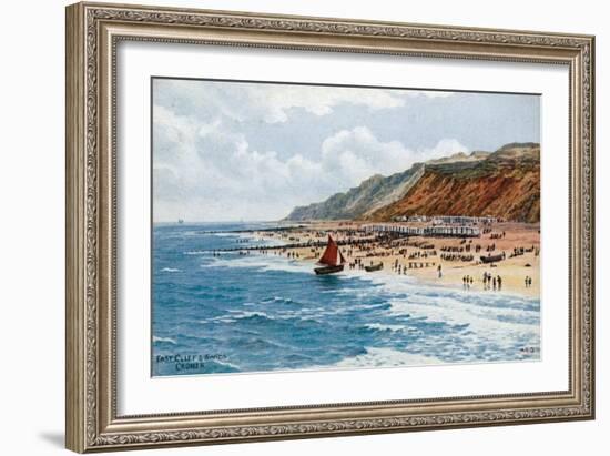 East Cliff and Sands, Cromer-Alfred Robert Quinton-Framed Giclee Print