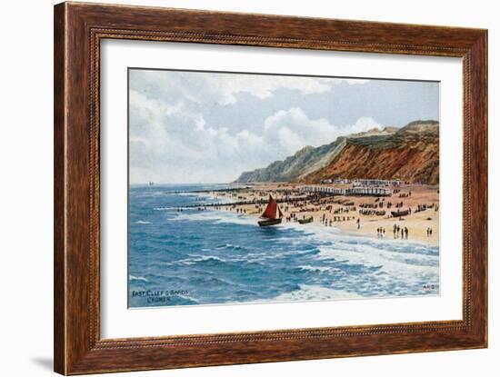 East Cliff and Sands, Cromer-Alfred Robert Quinton-Framed Giclee Print