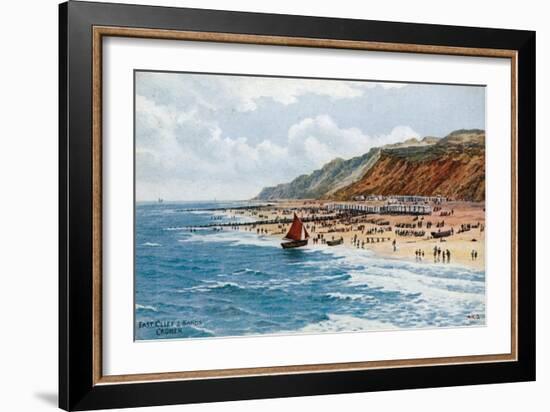 East Cliff and Sands, Cromer-Alfred Robert Quinton-Framed Giclee Print