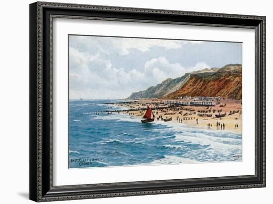 East Cliff and Sands, Cromer-Alfred Robert Quinton-Framed Giclee Print