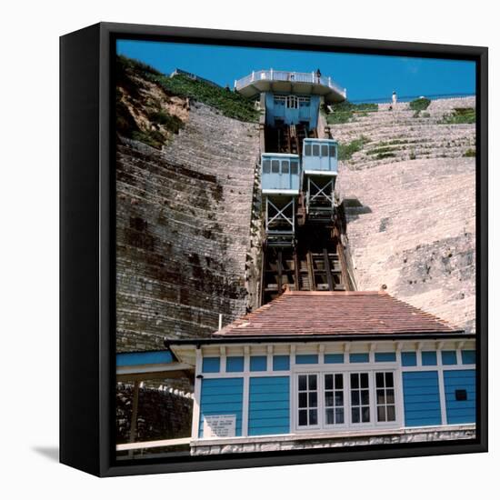 East Cliffs at Bournemouth, 1971-Library-Framed Premier Image Canvas