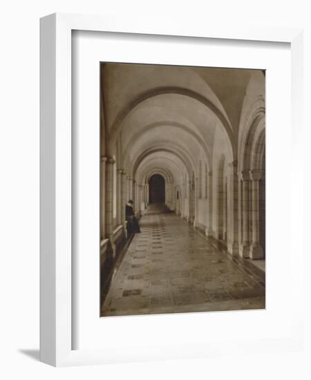 'East Cloister, Buckfast Abbey', late 19th-early 20th century-Unknown-Framed Photographic Print