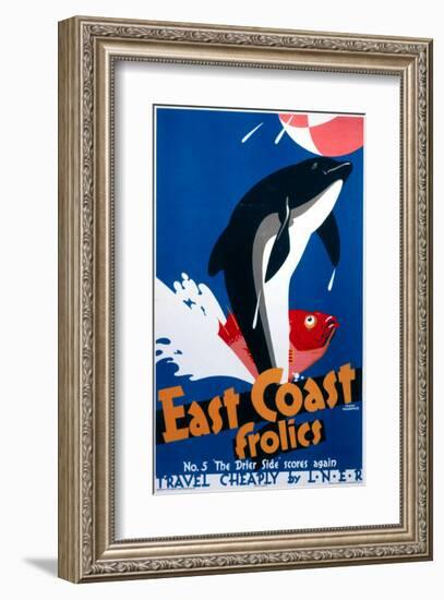 East Coast Frolics-null-Framed Art Print