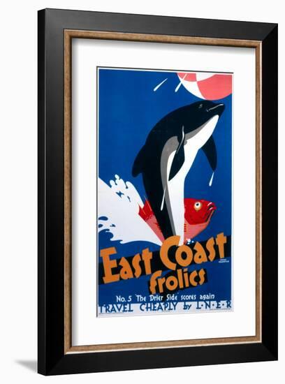 East Coast Frolics-null-Framed Art Print