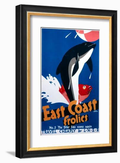 East Coast Frolics-null-Framed Art Print