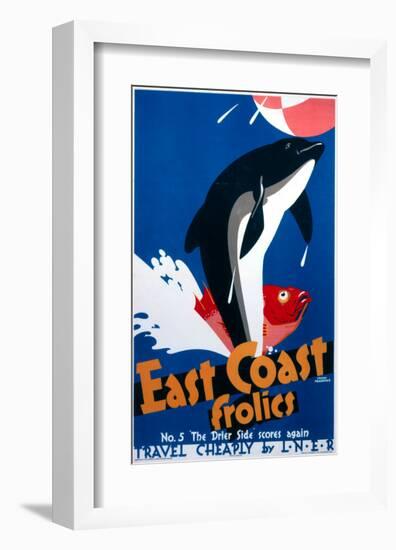 East Coast Frolics-null-Framed Art Print