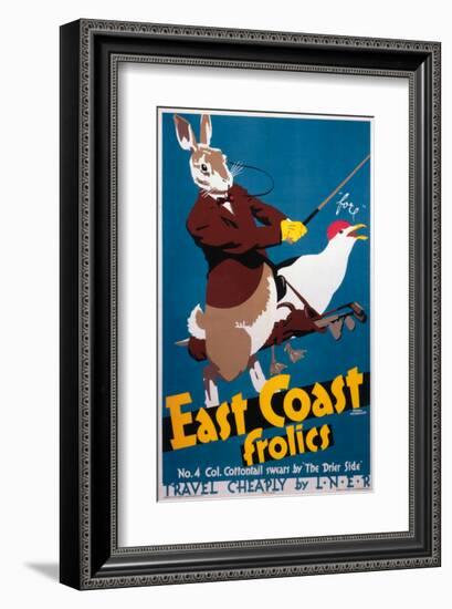 East Coast Frolics-null-Framed Art Print