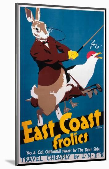 East Coast Frolics-null-Mounted Art Print