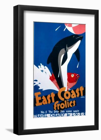 East Coast Frolics-null-Framed Art Print