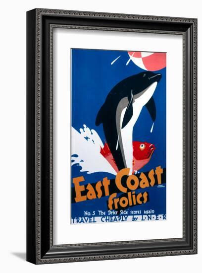 East Coast Frolics-null-Framed Art Print